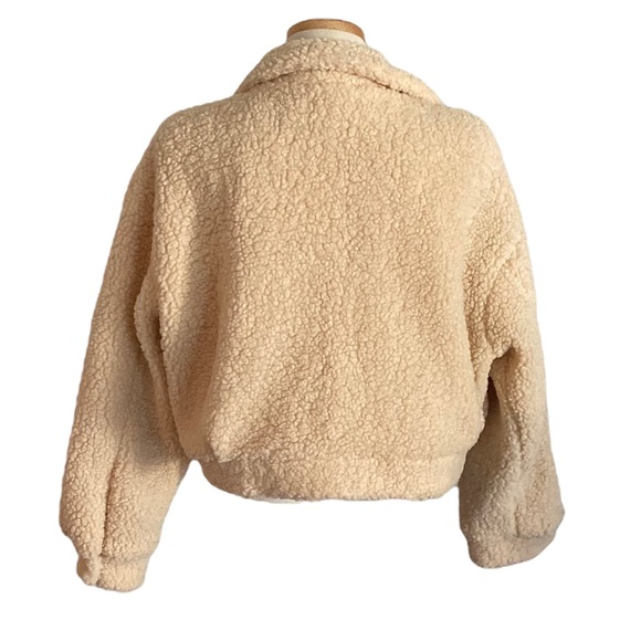 SHEIN Teddy Shearling Jacket Size Medium - Picture 3 of 8
